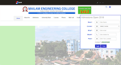 Desktop Screenshot of mailamengg.com