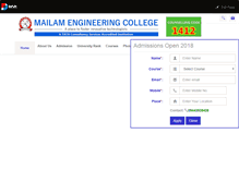 Tablet Screenshot of mailamengg.com